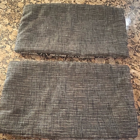 Lot of 2 Geometric Patterned Pillow Covers - Picture 2 of 2